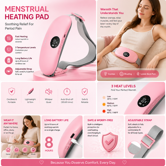 Portable Cordless  - Menstrual Heating Pad